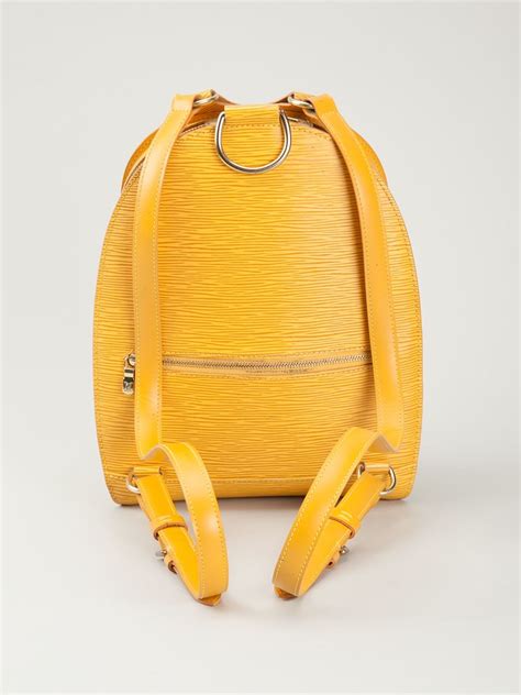 louis vuitton mabillon backpack yellow|black louis vuitton backpack women's.